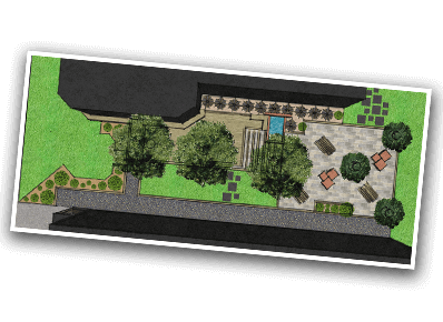 Simulation des plans d'un jardin sur notre logiciel